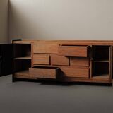 Meuble d’atelier en pin – Travail français des années 1970