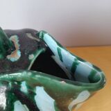 Glazed ceramic melon pitcher 1960