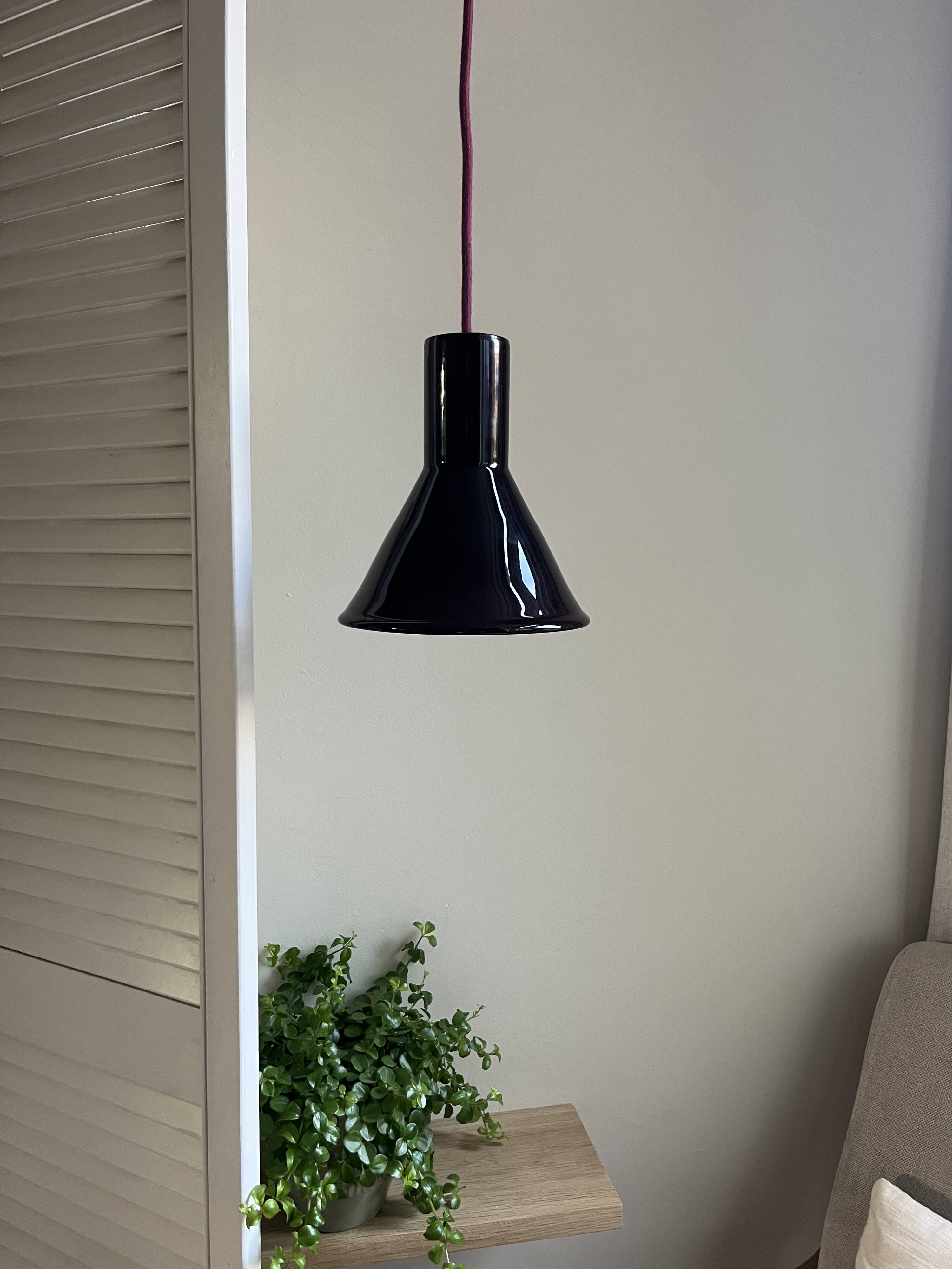 Vintage Holmegaard P&T Pendant - Michael Bang - Danish design lamp