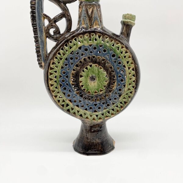 Cruche « Cocotte XXL » céramique de Manises, 1950s