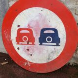 Ancien panneau routier