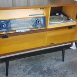 Combiné radio tourne disque 1960 la voix de son maitre