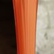 Orange glass vase