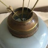 Blue Opaline lamp base