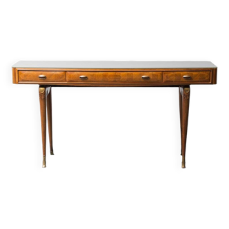 console in legno e metallo anni’ 50 vintage modernariato