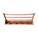 Wooden and metal coat rack