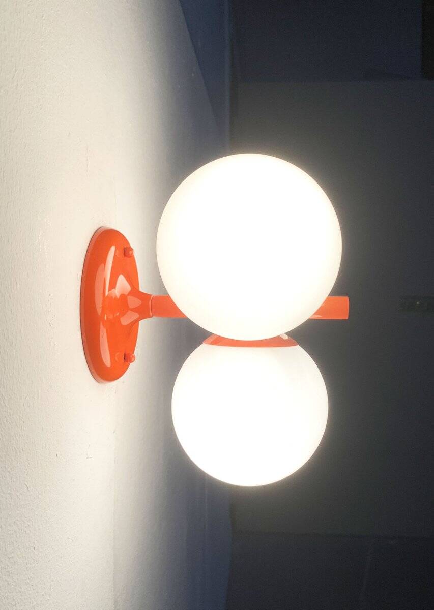 Ceiling lamp or wall sconce from the mid-century space age by Kaiser Leuchten.