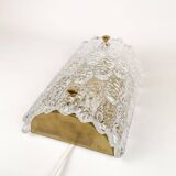 Large Modern Midcentury Wall Lamp Orrefors by Carl Fagerlund