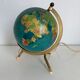Globe vintage 1967 terrestre Taride tripode doré verre mappemonde - 22 cm
