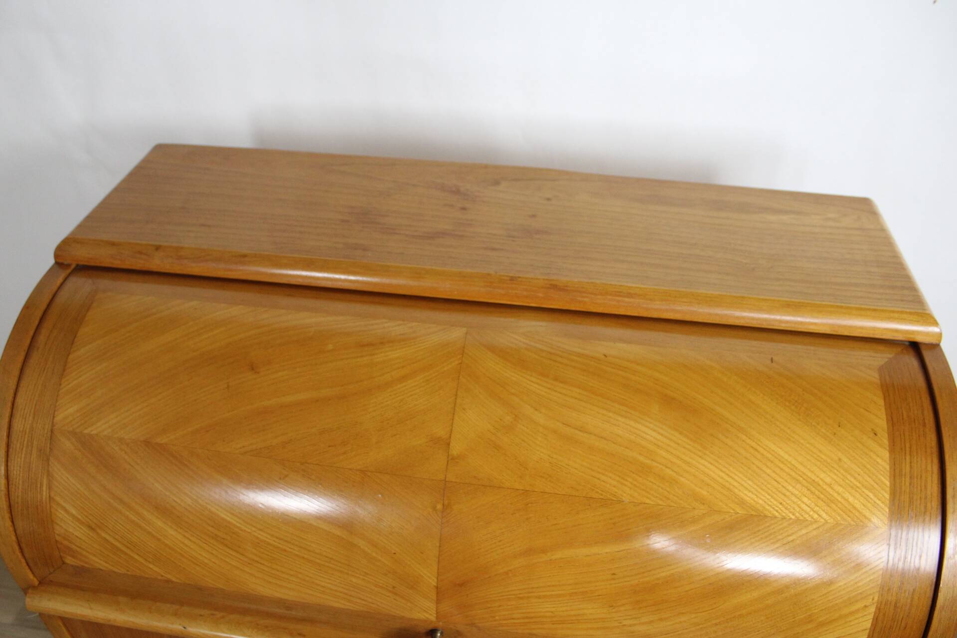 Teak roll-top desk – Sweden, 1960s
