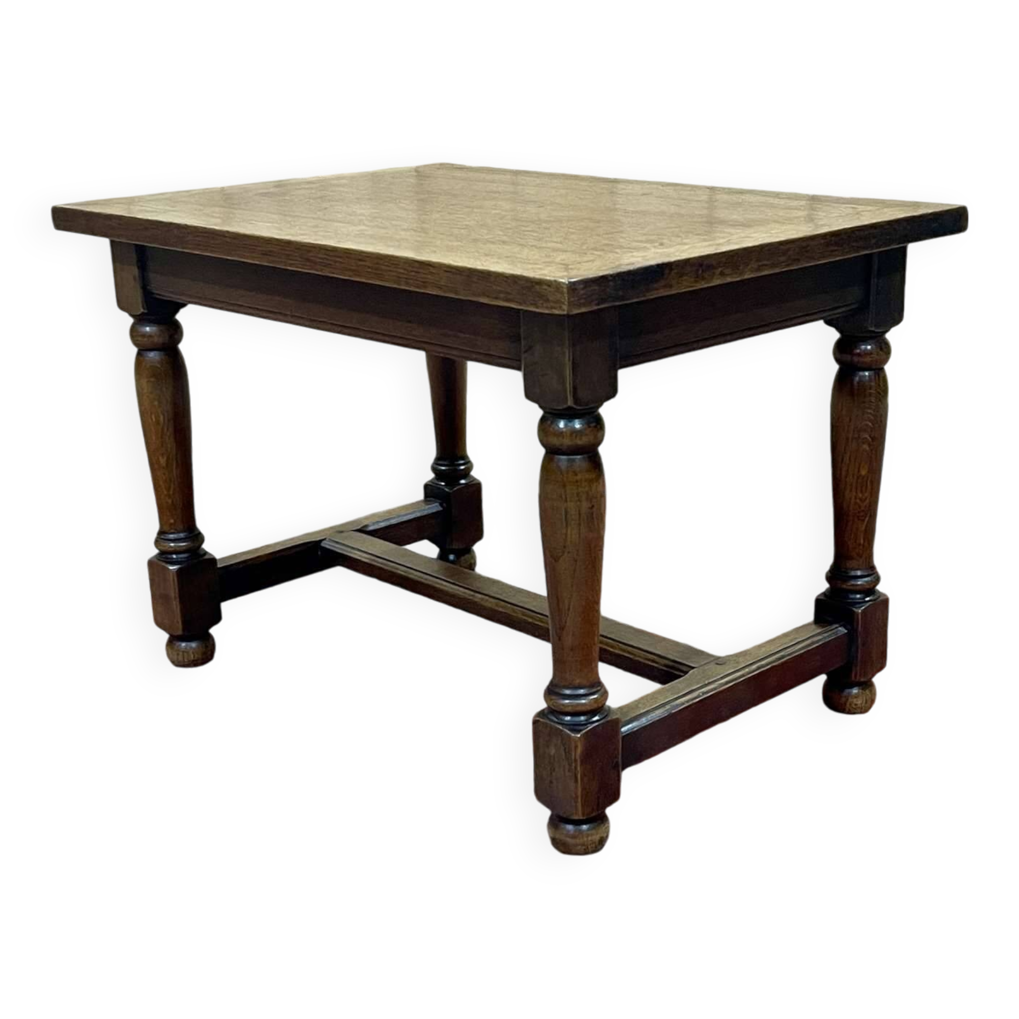 Table basse en chêne des années 1950