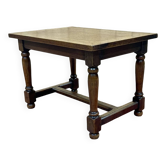 Table basse en chêne des années 1950