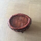 Owl wicker basket