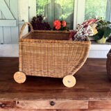 Rattan trolley/stroller