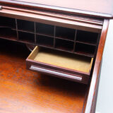 Antique roller blind writing desk 1930s, United Kingdom