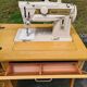 Scandinavian vintage desk 1960 (Singer sewing machine)