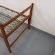 Pair of vintage stackable daybeds in oak wood and metal from the 60s
