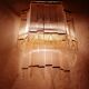 Lamp glass wall lamp 1980