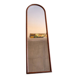 Large vintage wooden wall mirror
