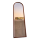 Grand miroir mural en bois vintage