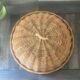 Vintage braided wicker fruit bell