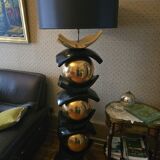 François Chatain – Grand sculptural floor lamp 1.7m “Spheres & Arcs”