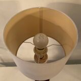 Vintage enameled ceramic lamp
