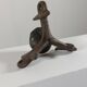 Unique vintage brutalist candlestick.