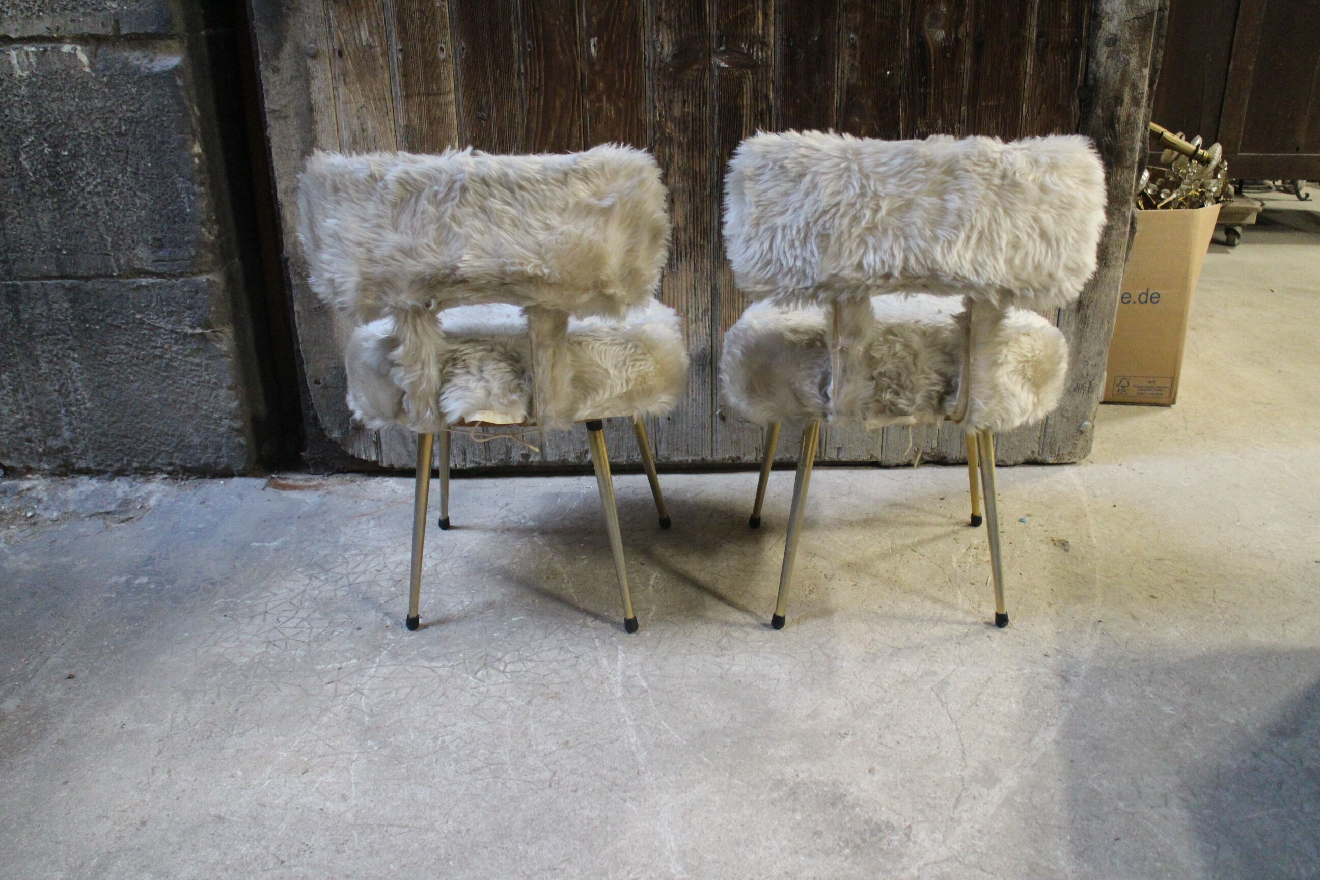 Pair of moumoute chairs
