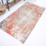 3x6 beige and red carpet rug