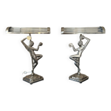 Pair of Art Deco lamps