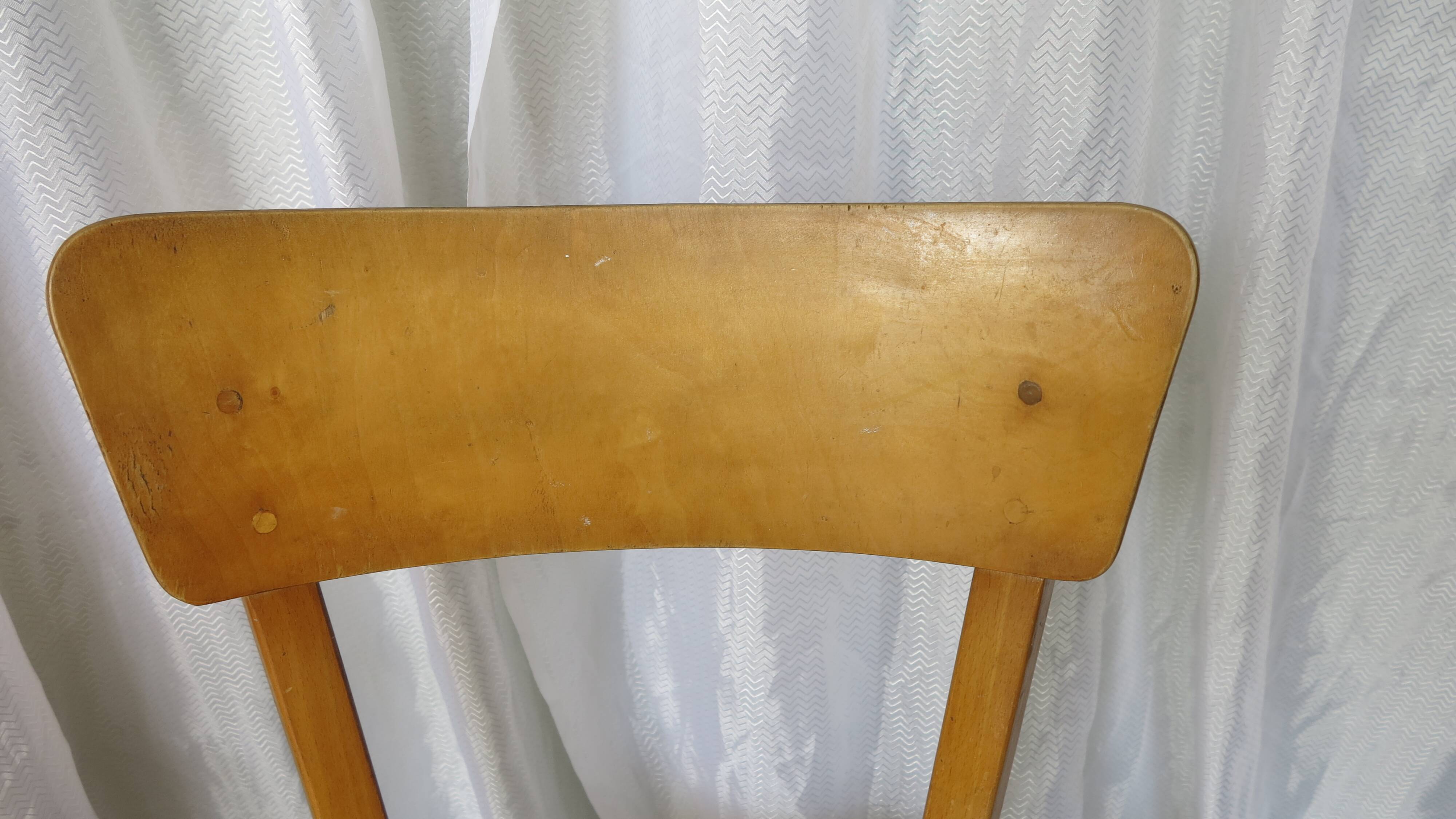 Pair of Baumann bistro chairs