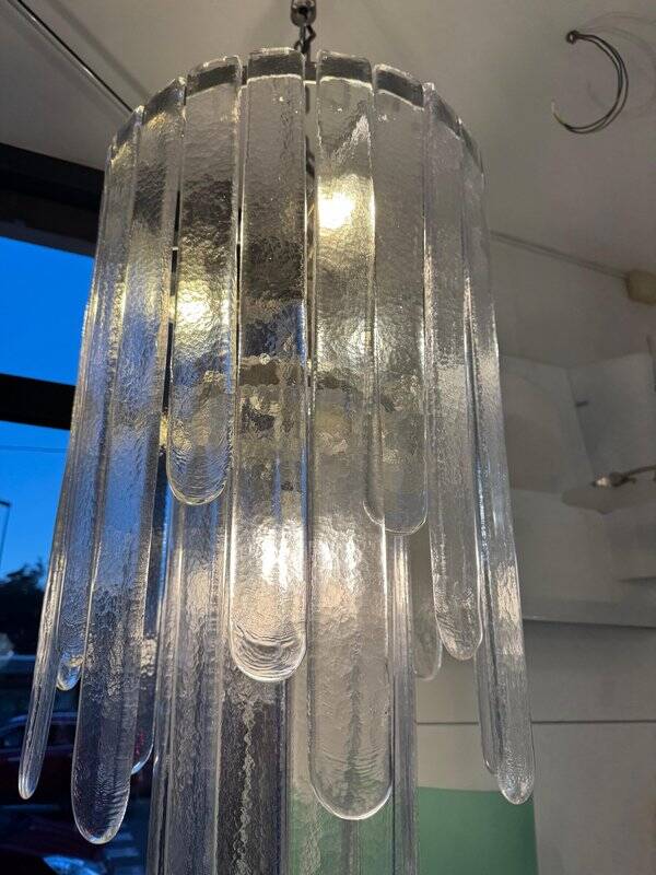 Murano Glass Waterfall Chandelier by Carlo Nason for Mazzega, 1970s