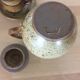 Service à café ou thé en grès, tasses et théière