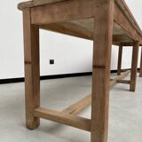 Oak console farm table 3m