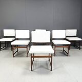 Mid century teak scandinavian dining chairs, 1960s