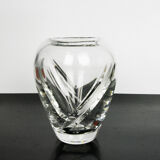 1980s crystal vase, Royal Doulton, UK