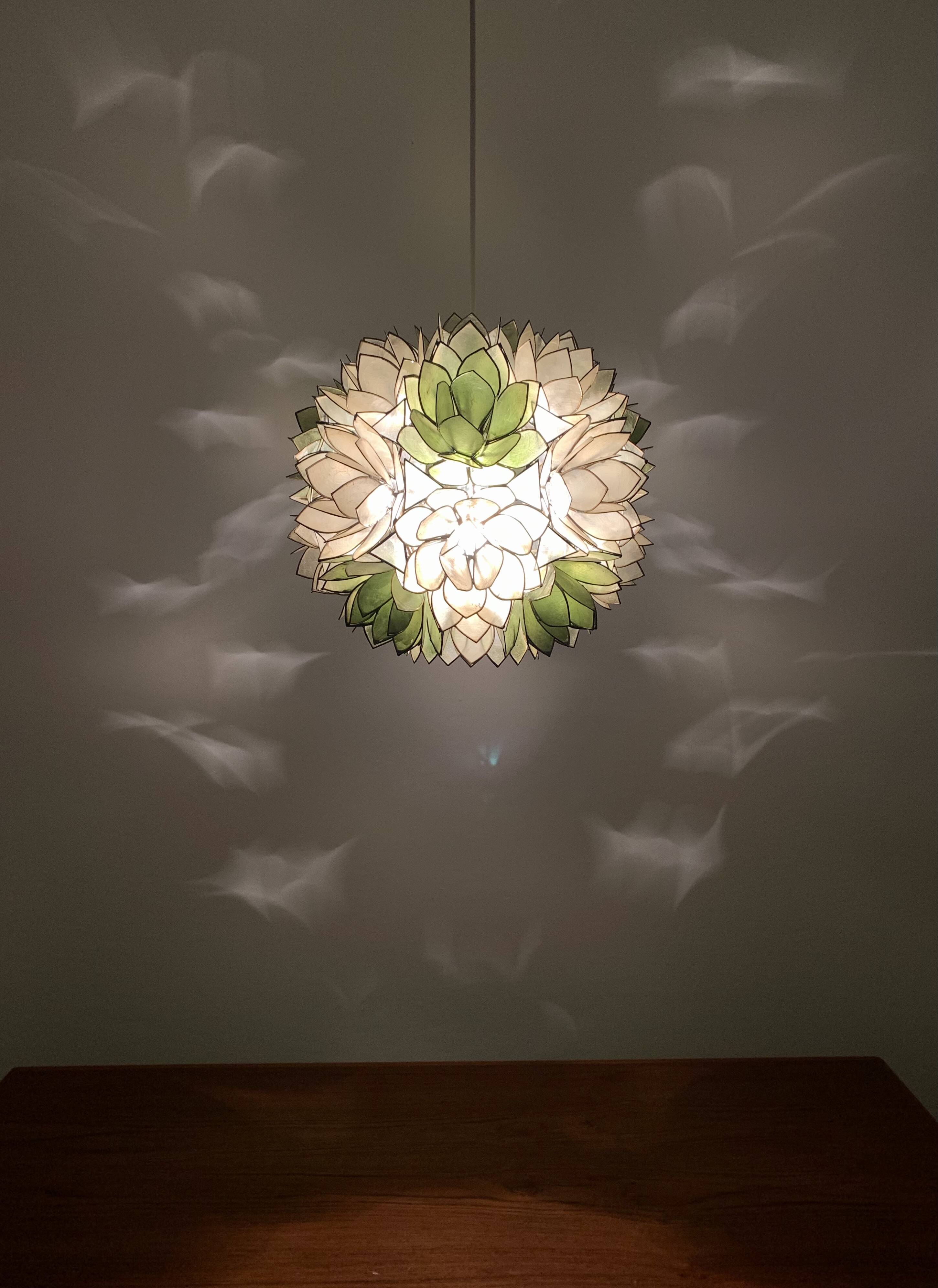 Capiz Shell Pendant Lamp