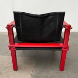 Mid-Century German Farmer Series chairs and table by Gerd Lange for Bofinger, 1960s, set of 5.