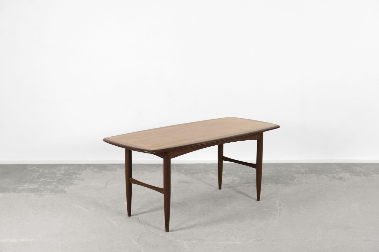 Mid-Century Modern Swedish Teak Coffee Table from HMB Möbler Rörvik, 1950s