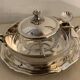 Christofle silver metal caviar service