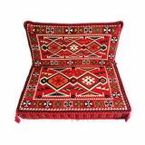Red Bohemian Majlis Sofa