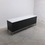 Enfilade noir et marbre par Florence Knoll pour Knoll, 1961