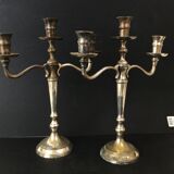 Pair of candlesticks 3 fires
