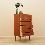 Teak chest of drawers, Danish design, 1970s, made in Denmark