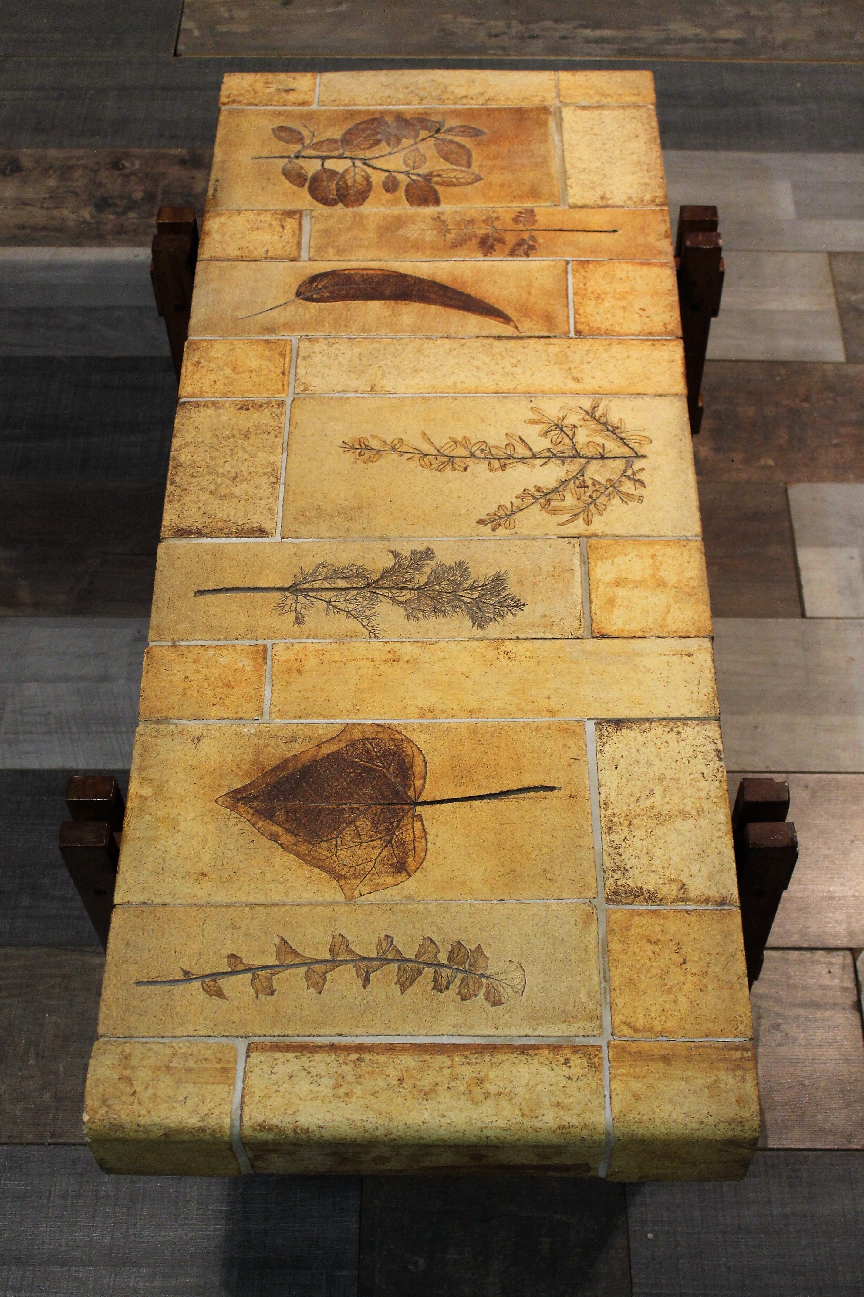 Ceramic coffee table Capron 1960