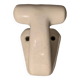 Ceramic coat hook
