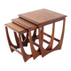 G-Plan Fresco nesting tables 'Dogmersfield' - mid century modern teak