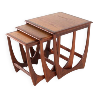G-Plan Fresco nesting tables 'Dogmersfield' - mid century modern teak