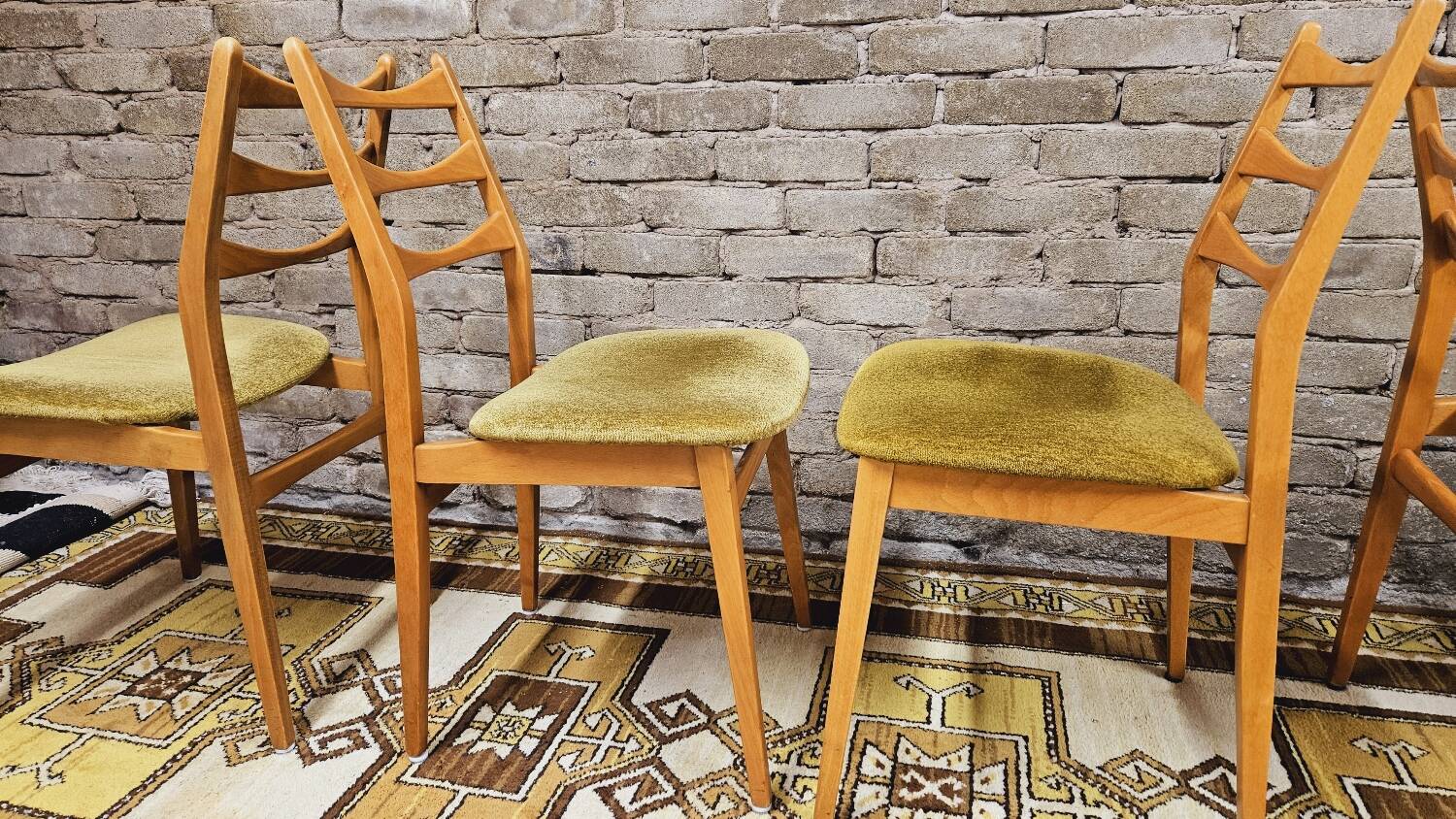 Set de 4 chaises scandinaves par Bähre Mignon Möbel 1960